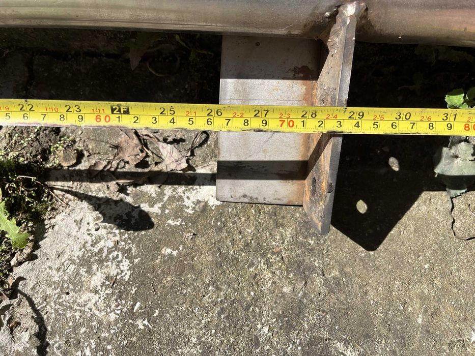 Тръба неръждавейка / Предна броня Toyota Land Cruiser 70