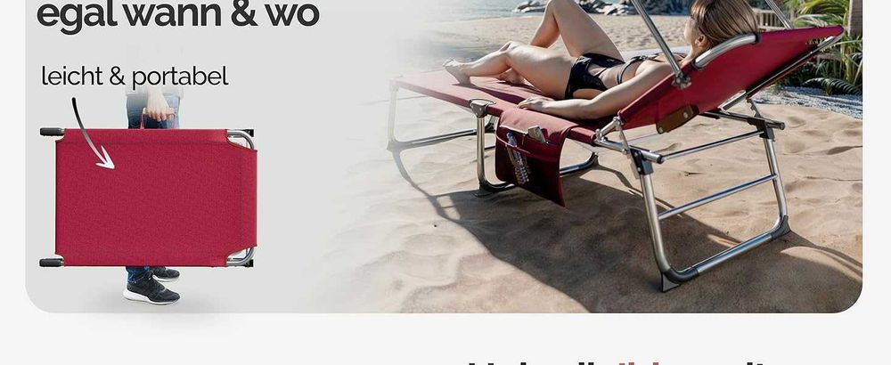 Сгъваем алуминиев шезлонг Ibiza- НОВ