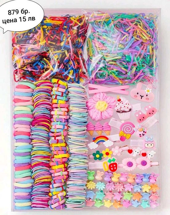 Комплекти детски аксесоари за коса