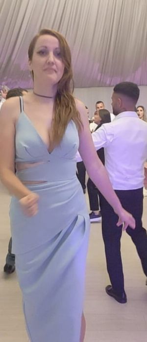 Rochie S/M albastru deschis