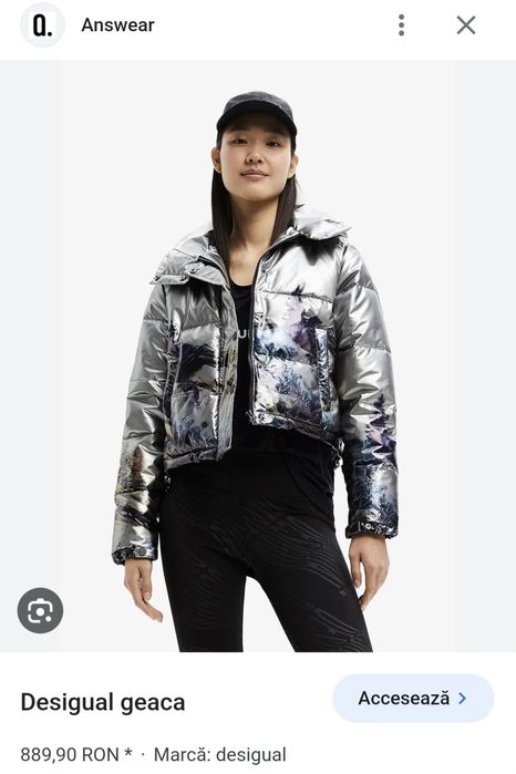 Vand geaca de iarna Desigual originala