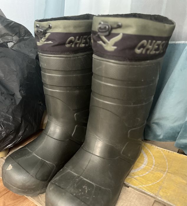 Сапоги чесла зеленый