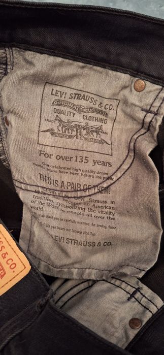 Blugi Levi's model 511 Slim Barbati negru