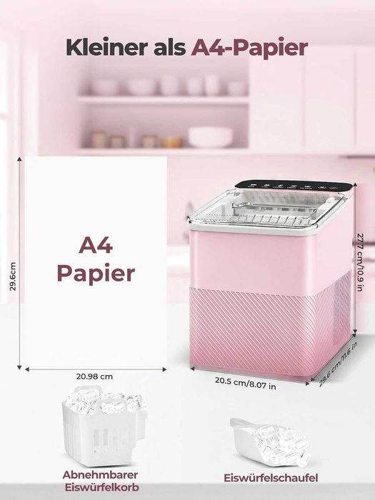Ледогенератор  Машина за лед Fohere, 14 кг24 часа, 150W