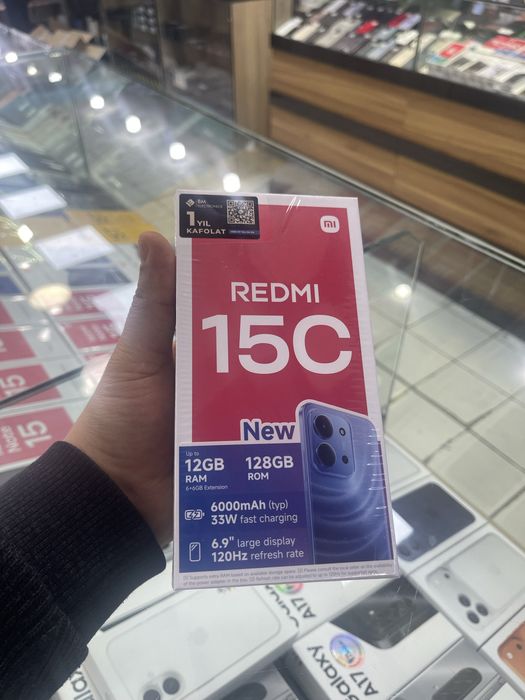 Xiaomi redmi 15c 1 yil garantya