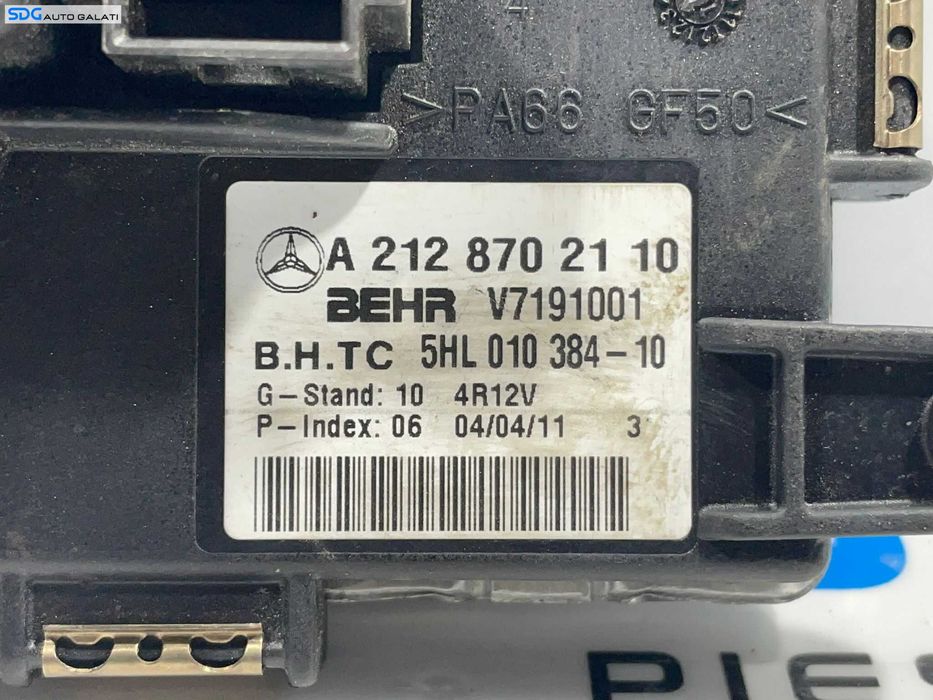 Releu Rezistenta Motoras Aeroterma Mercedes Clasa E Class W212 2009 - 2016 Cod A2128702110 [L3992]