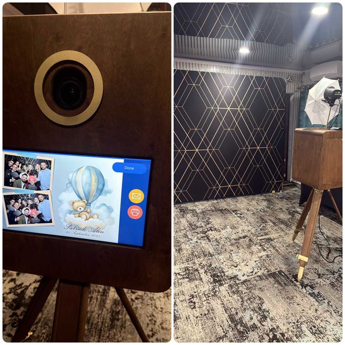 Cabina foto/Oglindă magică foto/fum greu/baloane/artificii