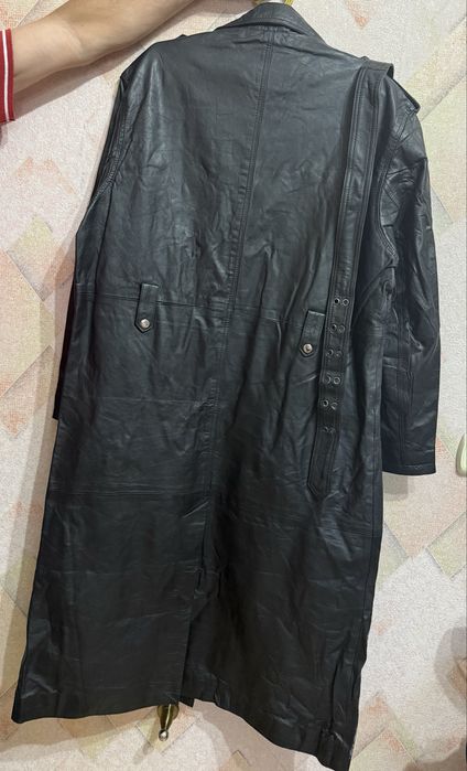 Плащ натуральная кожа