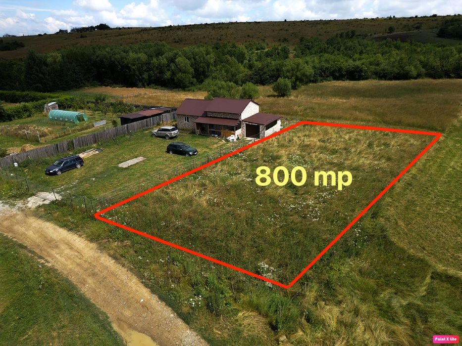 800 mp intravilan sat Purcareni Com Tarlungeni