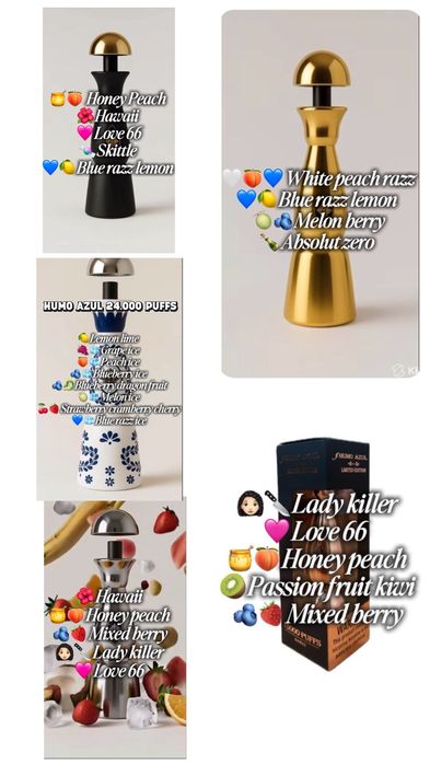 Vape Humo Azul 15k-24k puffs