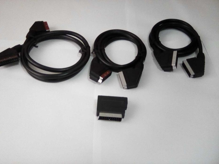 Cabluri euroscart + reductie ESCART la RCA si SVideo