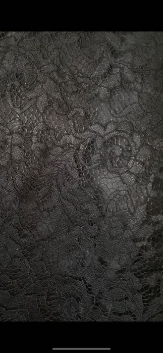 Длинное черное платье