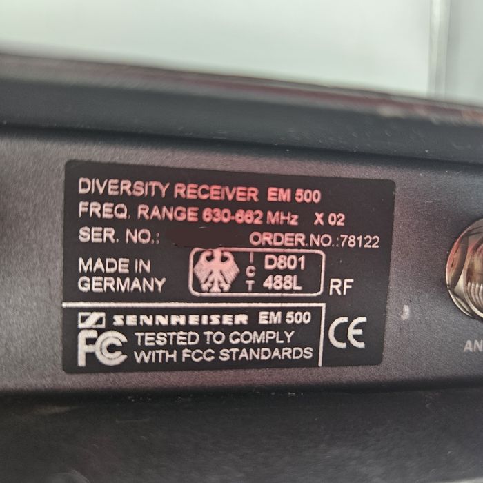 Amanet F28: Receiver Sennheiser EW500 +  Microfon Sennheiser EW100 G3