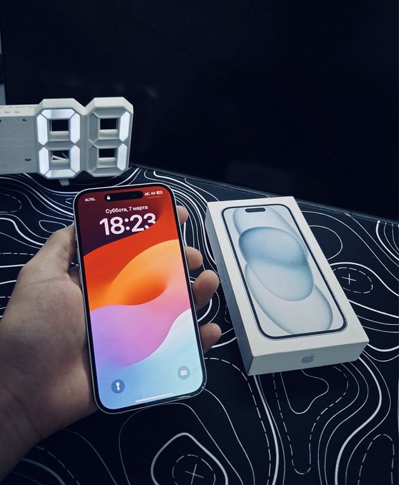 Iphone 15 blue, 128gb