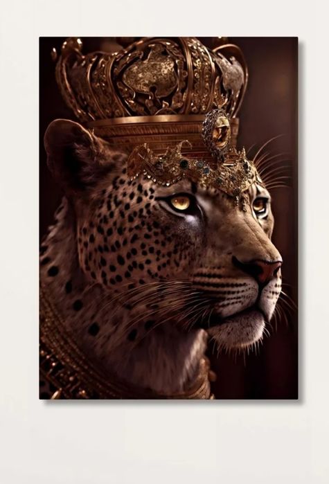 Картина леопард продам