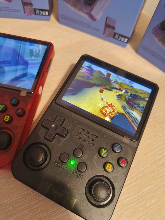 1Г ГАРАНЦИЯ R36s ArkOS ретро конзола Nintendo Sega PlayStation GameBoy