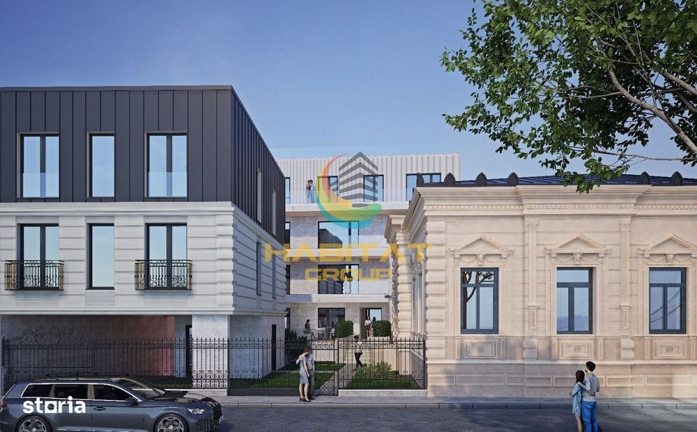 3 camere cu terasa de 50mp - Ultracentral - Unirii - NOU