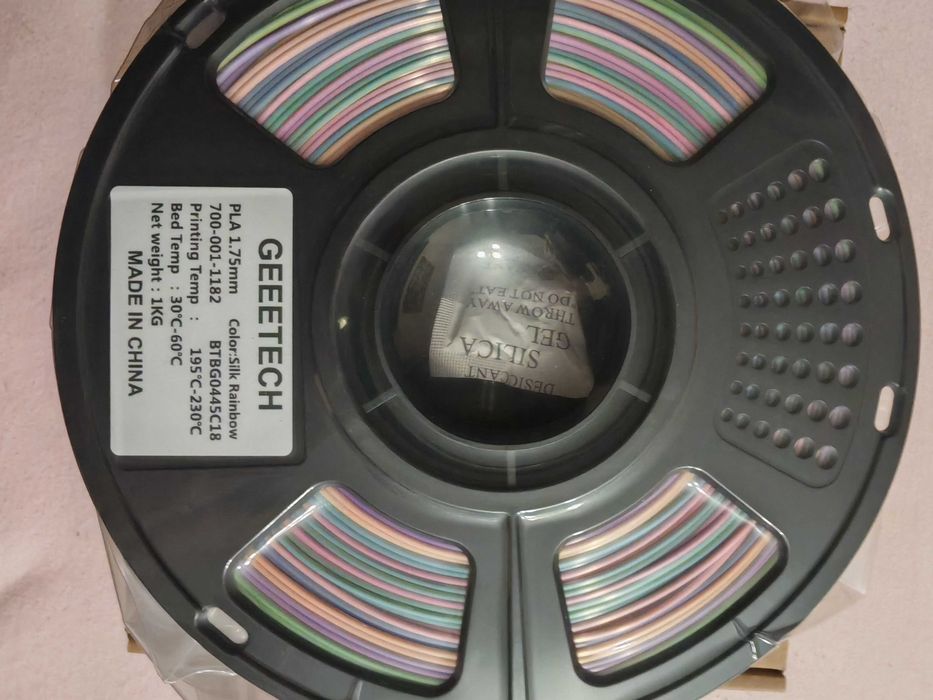 Greentech Silk Rainbow PLA филамент 1.75мм