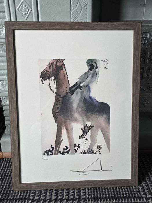 Litografie Salvador Dali - Cavalerul