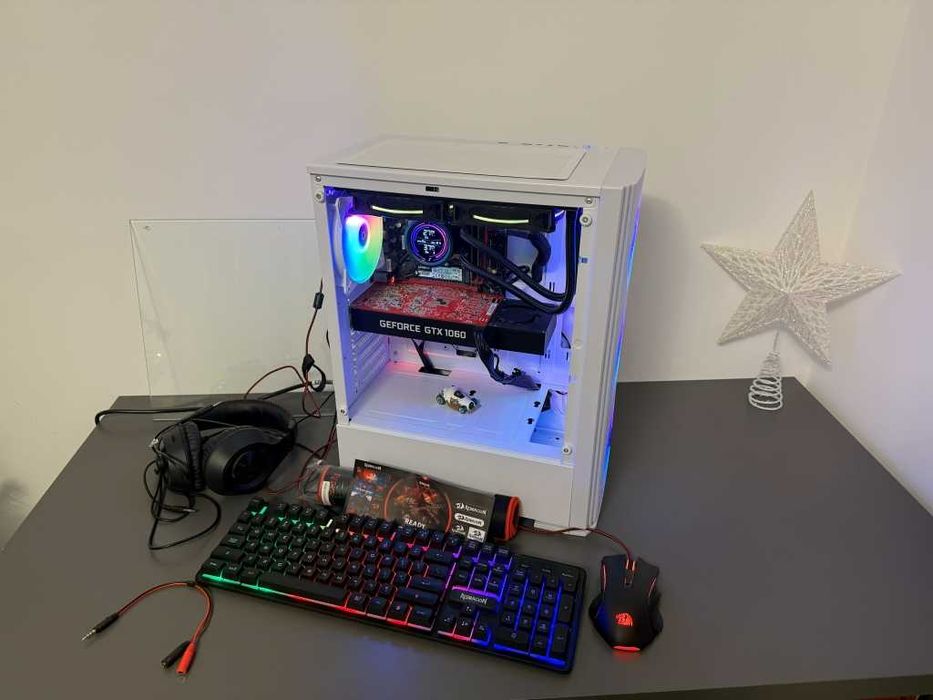 PC Gaming, Intel i5 10400f, 16GB RAM, SSD 512 GB, GTX 1060 6GB, AQIRYS