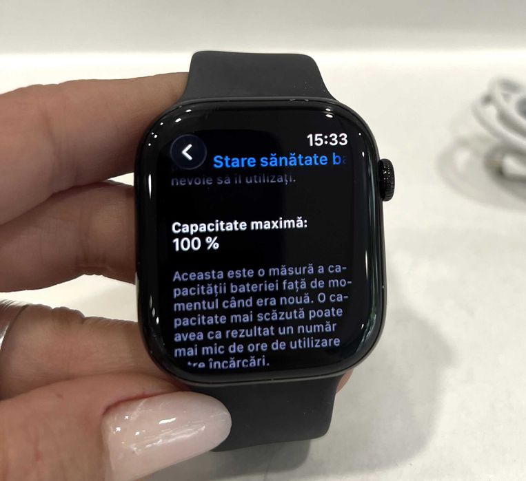 Apple Watch Series 10 A2999,  46mm, GPS, Jet Black Aluminium!