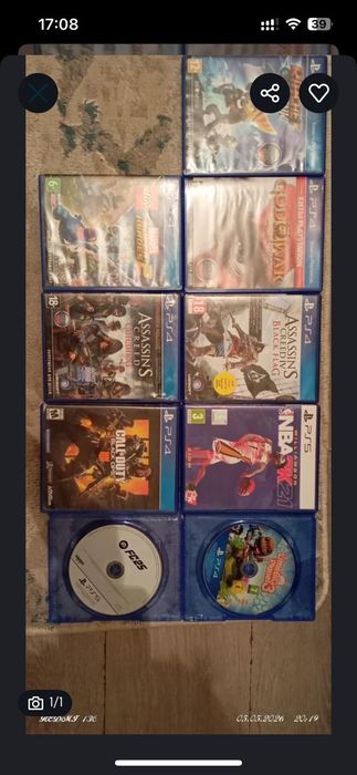Продам диски по 3599 на ps4,ps5