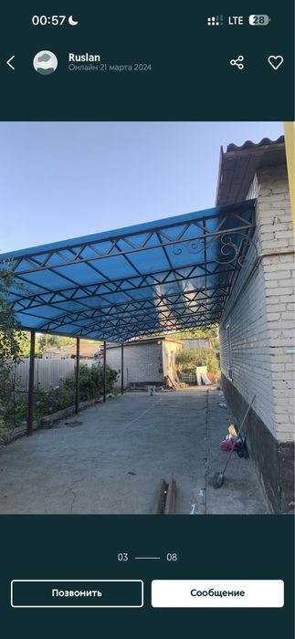 Навесы для дома