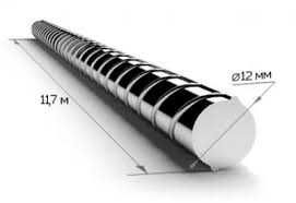 Арматура А3 12 мм РФ А500С