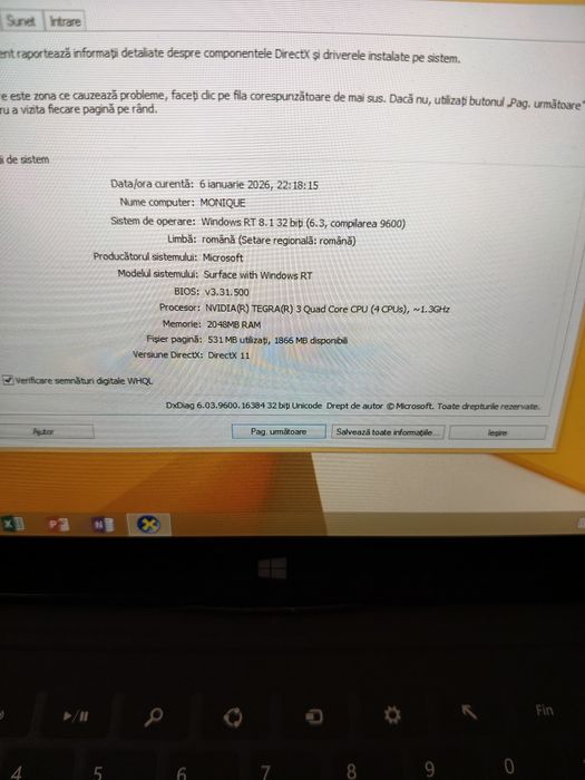 Microsoft surface 2 / Microsoft Windows Rt