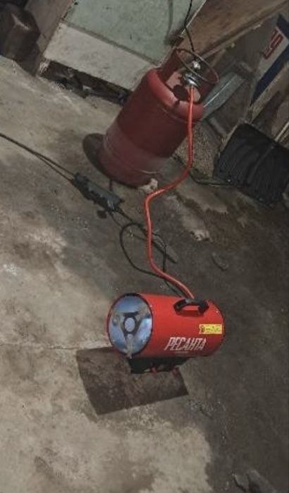 Газ болон с пушкой