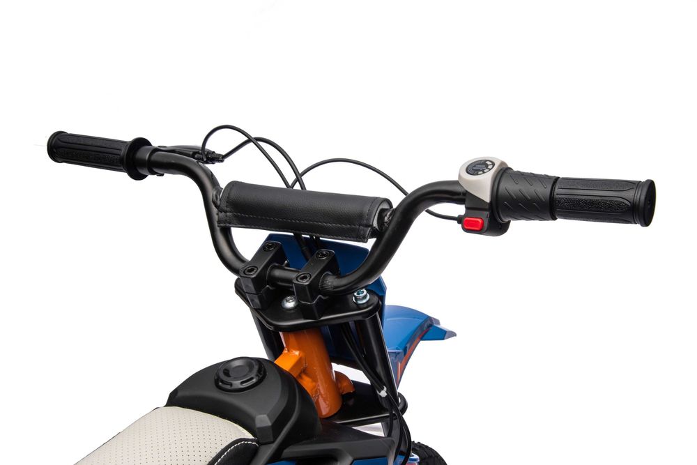 Motocicleta electrica, Kinderauto Enduro 250W 24V, culoare Albastru