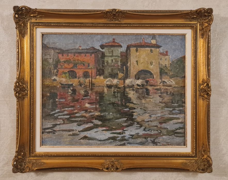 Маслена картина от XIX век Венеция