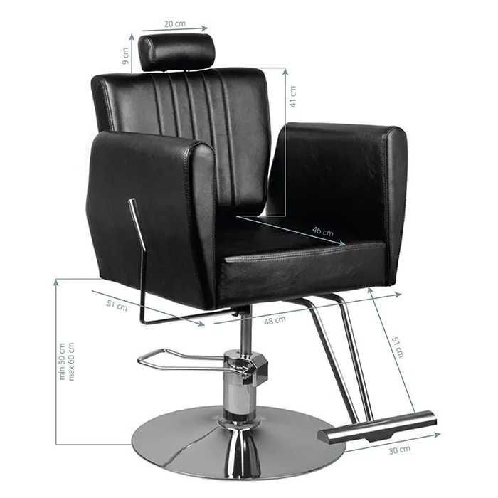 Професионален бръснарски стол, модел 0-179