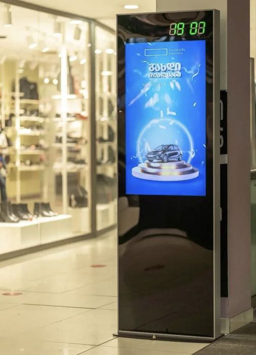 Рекламная видеостойка