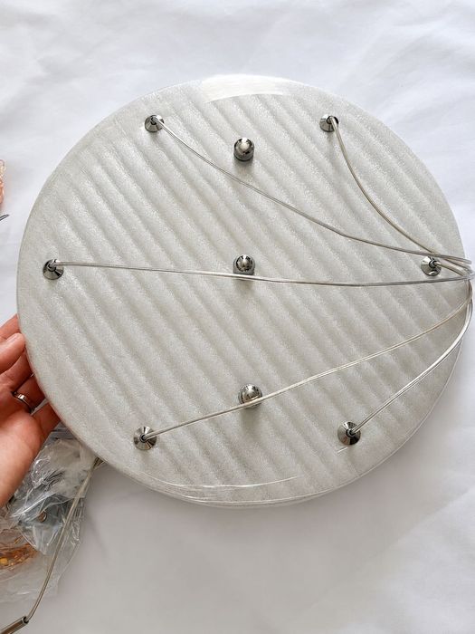 Lustră Pendul Modernă 6 Globuri Sticlă – Design Cascada / Ploaie de Stele, Nouă