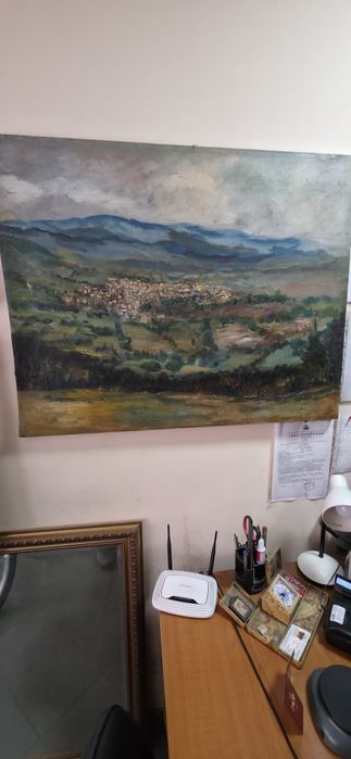 Картина масло,професор Петър Михайлов