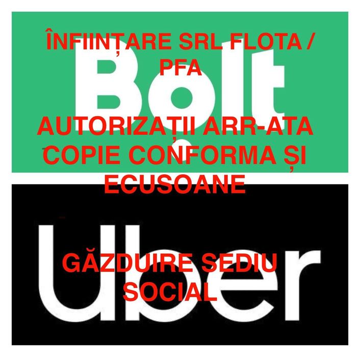 Deschide-ti propria flota uber si bolt - acte ARR complete ATA-CC-ECUS