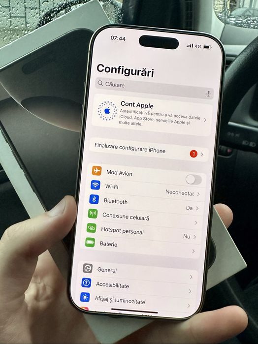 iPhone 16 Pro Ca nou, 10/10 128 GB 92%Baterie