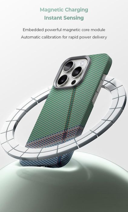Кейс benks etui passiongreen kevlar 600d за iphone 16 pro max