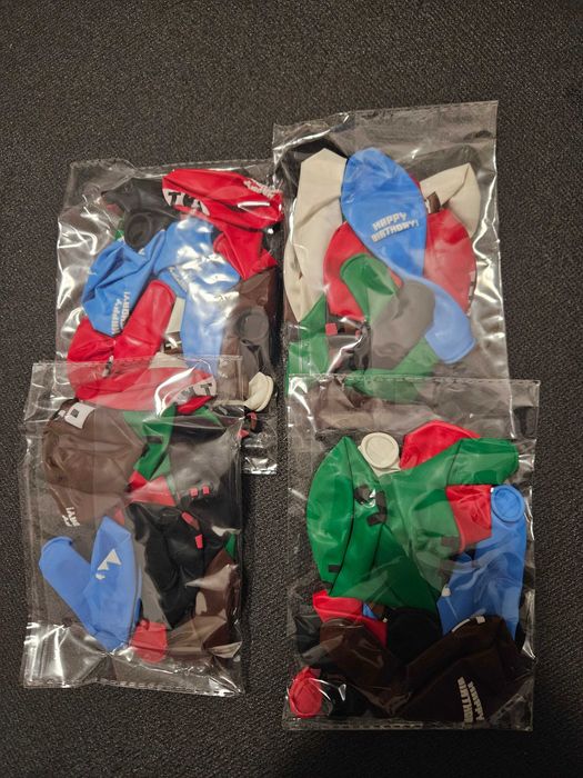 12бр. Minecraft Happy  Birthday балони; Майнкрафт рожден ден балони