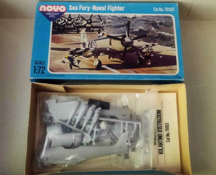 модель самолёта Sea Fury /72 NOVO Ташигрушка СССР РАРИТЕТ!