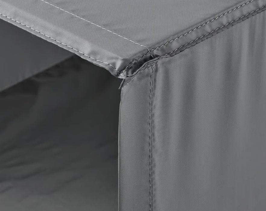 Depozitare cu 6 compartimente, gri închis, 35x45x125 cm