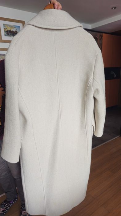 Топло дълго  палто  вълна Manteco