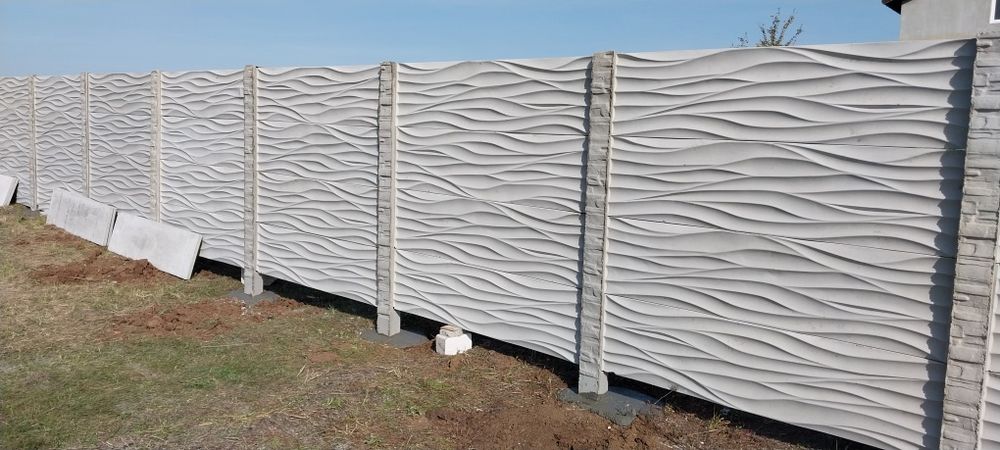 Gard de beton vibropresat profesional