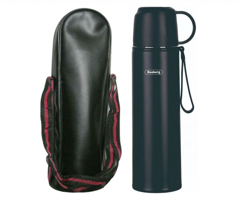 Термос с калъф Rosberg R52010FB – 500 мл., неръждаема стомана, двуслой