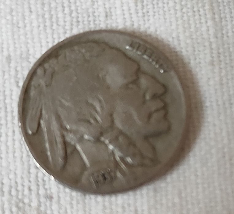 Никель 5центов 1937 год. США.