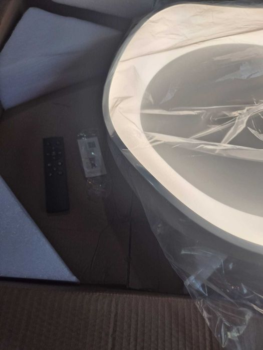 Lustra Plafoniera Design Modern Dimabila 3000-6000K si Telecomanda