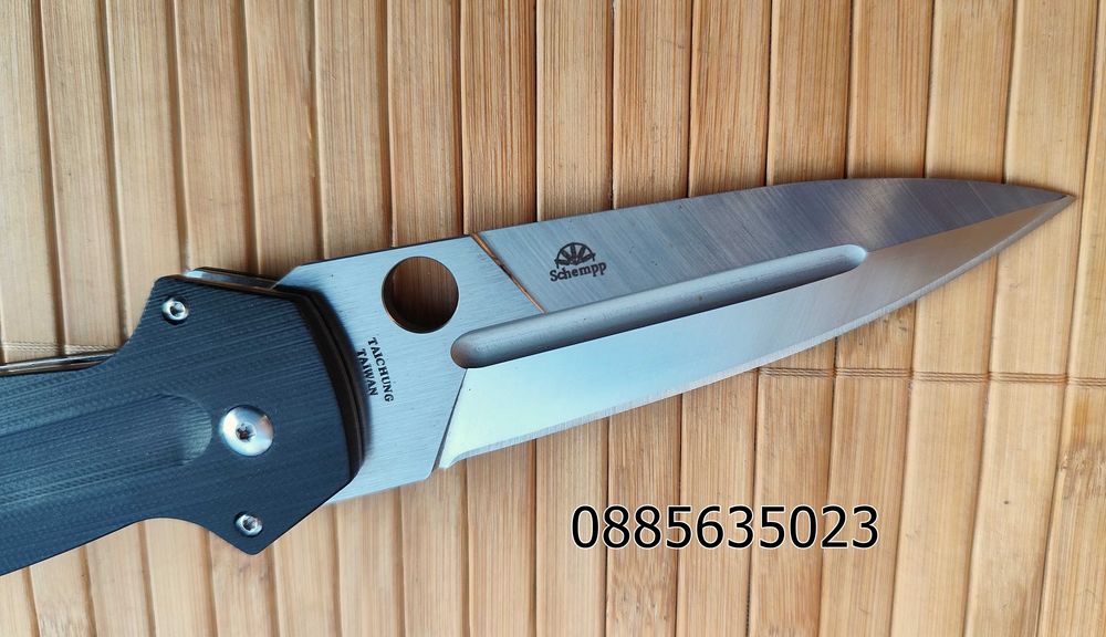Сгъваем нож Spyderco Schempp Bowie / Schempp EuroEdge