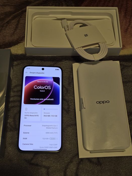 Oppo Reno 14FS 5G - 512GB - Garanție