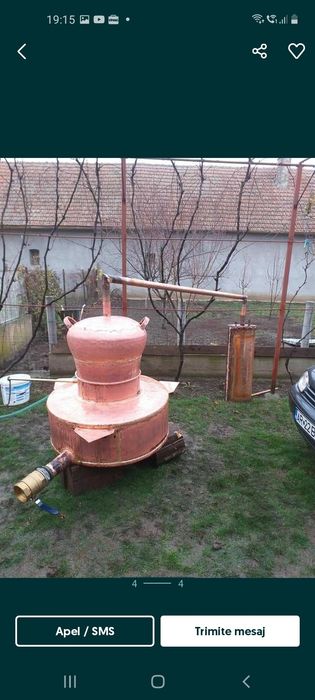 Vand cazan de țuică din cupru alimentar